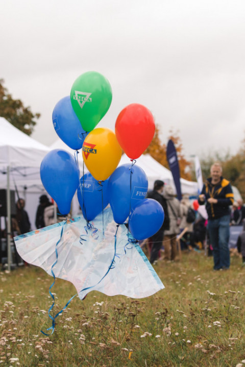 Kite festival “Drakiáda” 2023 at Prague 11 central park
