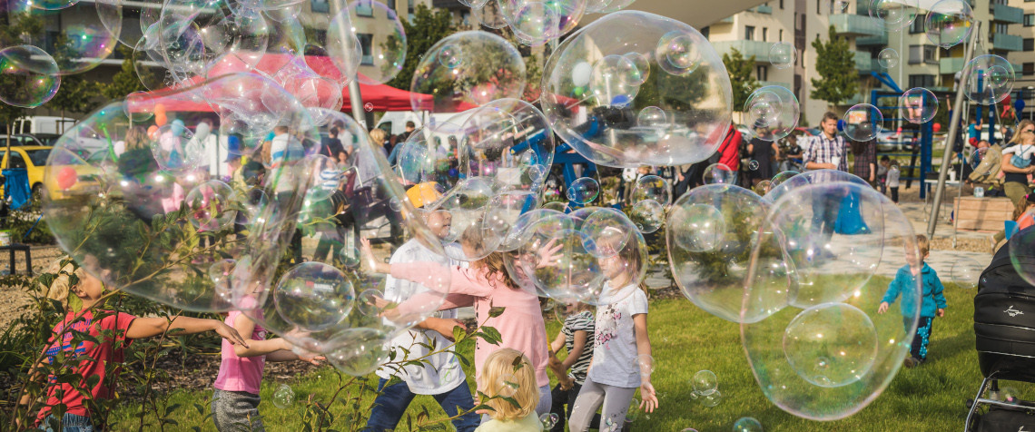 A neighbourhood get-together with a special programme for children