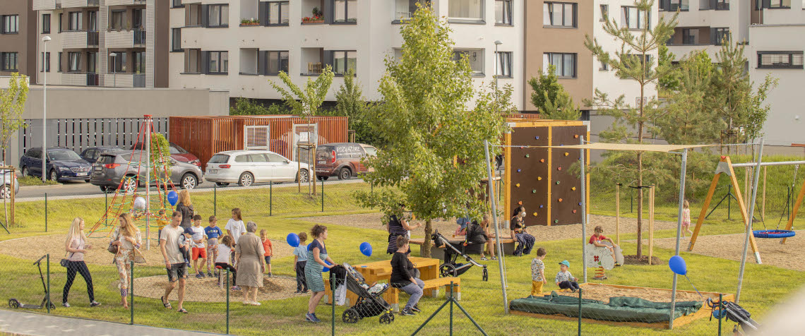 We are opening a playground in Malý háj