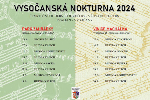 Vysočanská Nokturna 16.6. - 26.9.