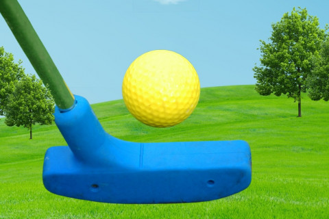 grand opening of the new mini-golf course in Barrandov