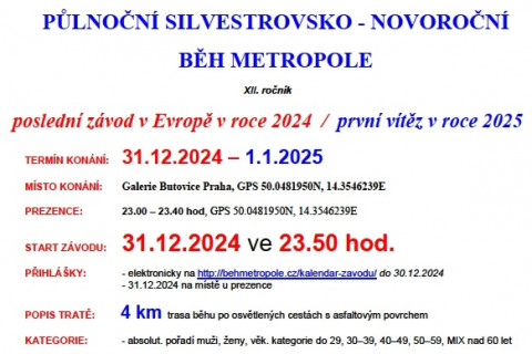 Midnight New Year’s Eve Run of Metropole