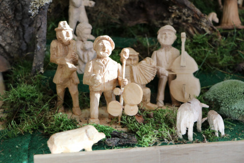 Snow-Covered Nativity Scenes
