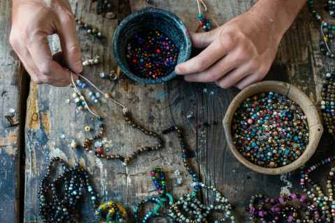 Christmas Bead Workshop at Střešovický Oříšek