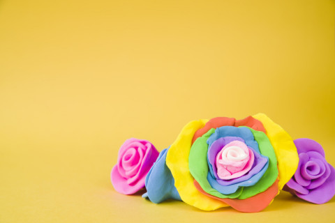 Flowers from Napkins