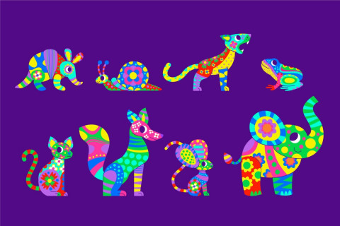 Saturday Art Workshop: Mosaic Animals