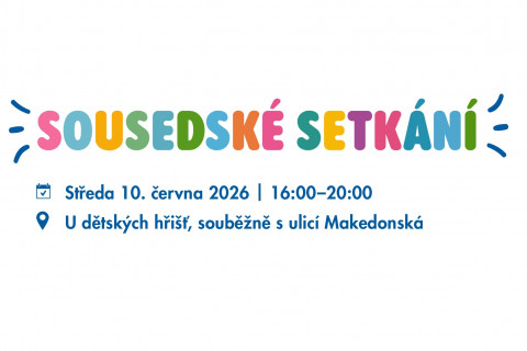 Neighborhood gathering in Prosek Park