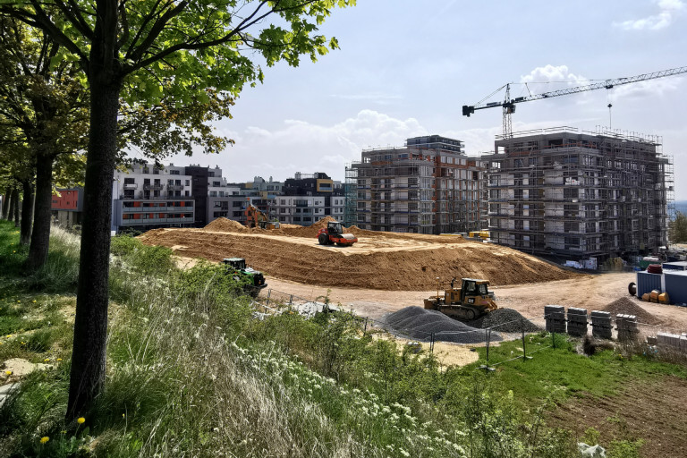 Budujeme první etapu nového parku ve Stodůlkách