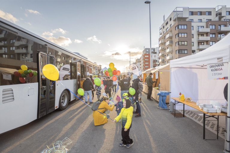 Kardausova Street in Malý háj is opening