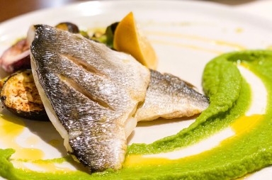 Hloubětín: Restaurant Violete-sea bream filet