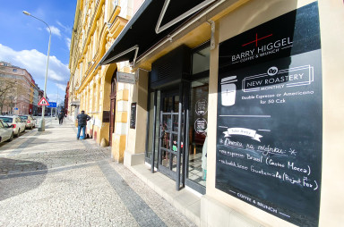 Holešovice: Barry Higgel’s Coffeehouse