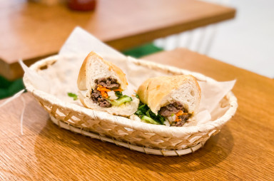 We visited: Banh mi ba